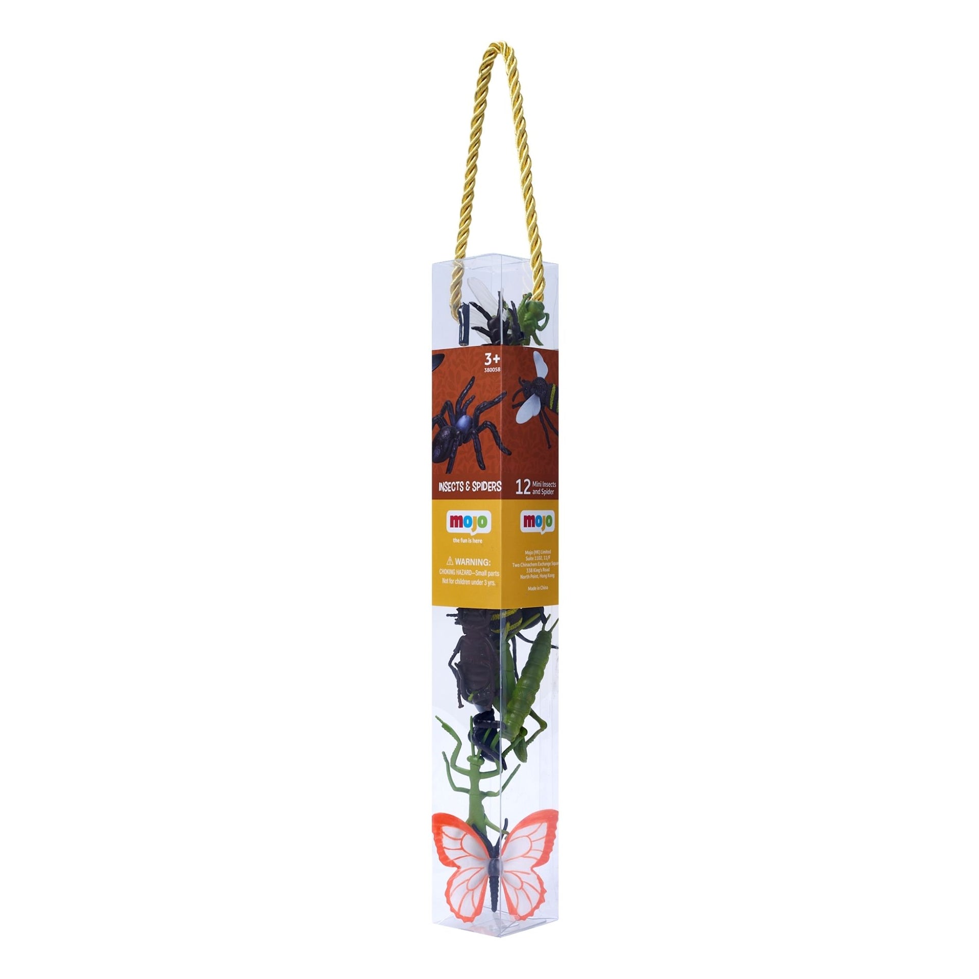 Mojo Insects and Spider Tube - 12 Piece