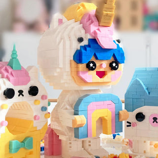 Momiji Rainbow Unicorn Mini Bricks