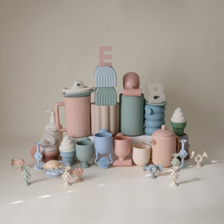 Mushie Bath Play Set - Pour and Play