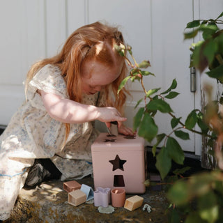 Mushie Shape Sorting Box - Petal