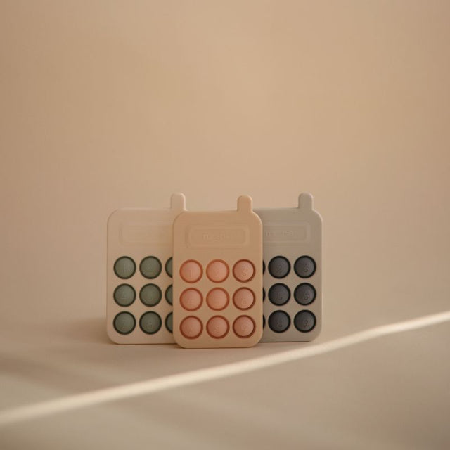 Mushie Phone Press Toy - Blush