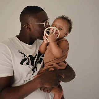 Mushie Teether Ball - Shifting Sand