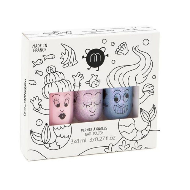 Nailmatic Set of 3 Nail Polishes - Mermaid