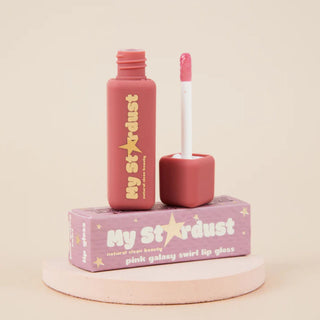 Natural Play Make Up Lip Gloss - Pink Galaxy Swirl