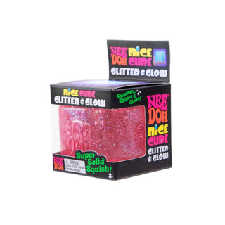 NeeDoh Nice Cube Glitter & Glow