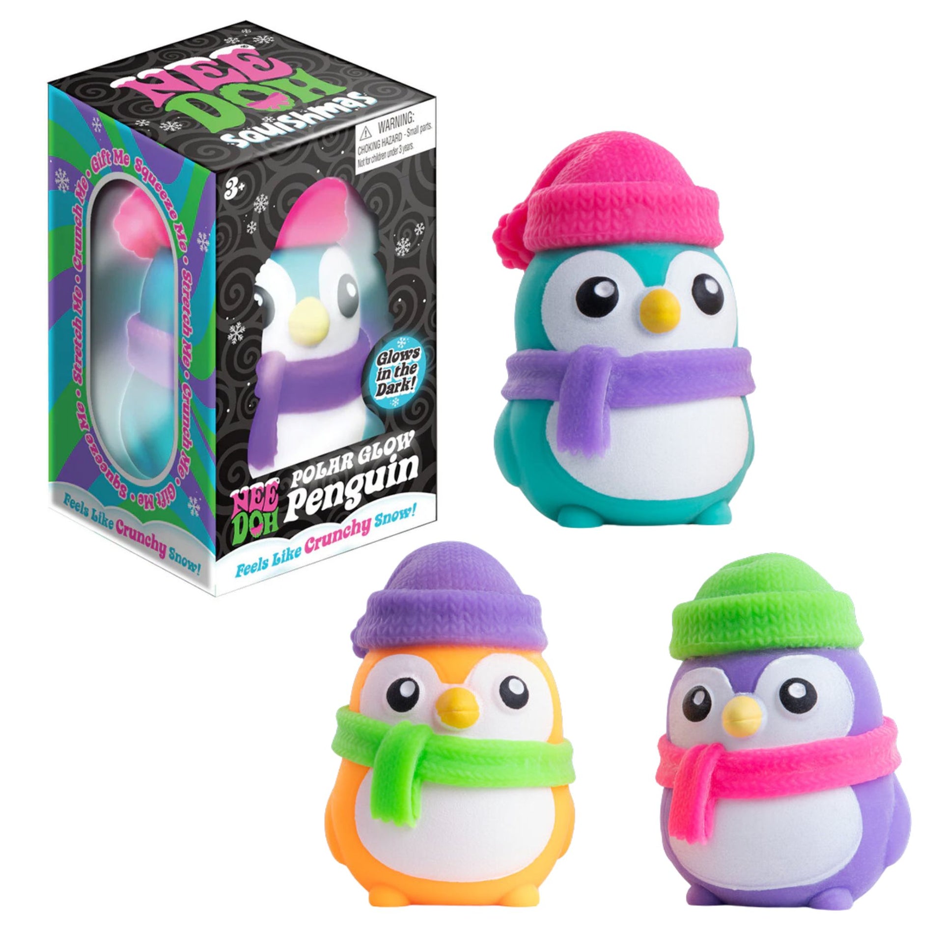 NeeDoh Polar Glow Penguins
