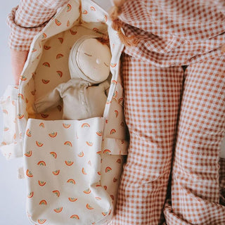 Olli Ella Dinkum Doll Carry Cot - Rainbow