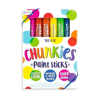 Ooly Chunkies Paint Sticks Set of 12 Colours