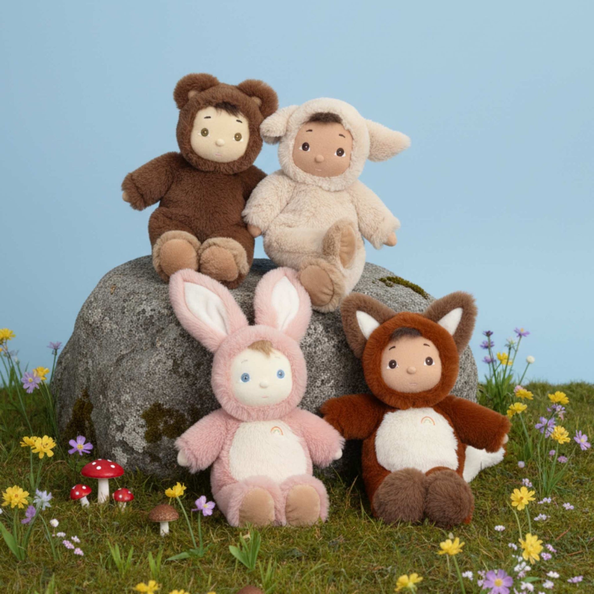 Olli Ella Cozy Day Dinkum - Bunny Pinkie