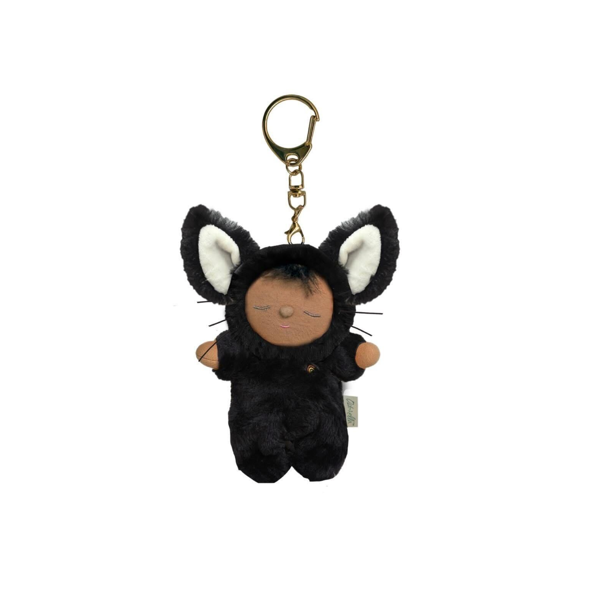 Olli Ella Cozy Bag Charm - Cat Nox