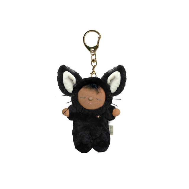 Olli Ella Cozy Bag Charm - Cat Nox