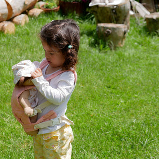 Olli Ella Dinkum Dolls Quilted Carrier - Rose