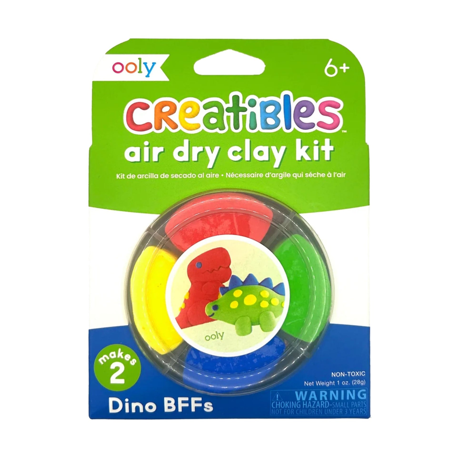 Ooly Creatibles DIY Air Dry Clay Kit - Dino BFFs