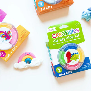Ooly Creatibles DIY Air Dry Clay Kit - Dino BFFs