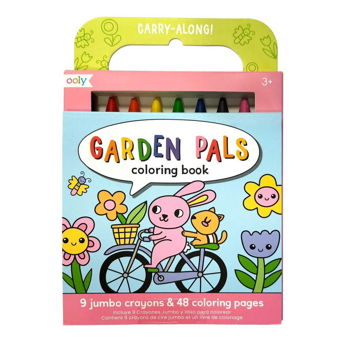 Carry Along Crayon & Colouring Book Kit Garden Pals
