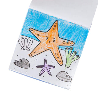 Ooly Carry Along Crayon & Colouring Book Kit - Sea Life