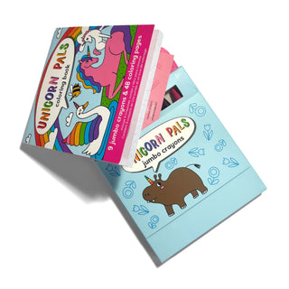 Ooly Carry Along Crayon & Colouring Book Kit - Unicorn Pals