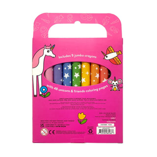 Ooly Carry Along Crayon & Colouring Book Kit - Unicorn Pals