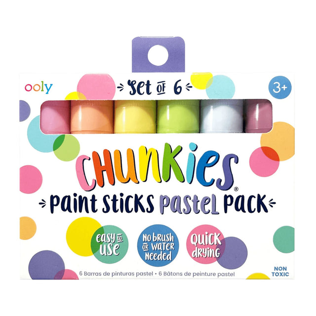 Ooly Chunkies Paint Sticks - Pastel