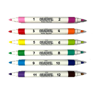 Ooly Colourtopia Colour By Numbers - Unicorn Funland