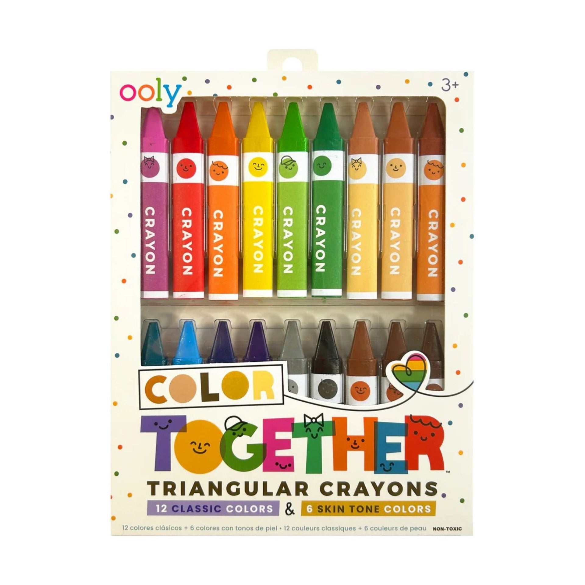 Ooly Colour Together Triangular Crayons