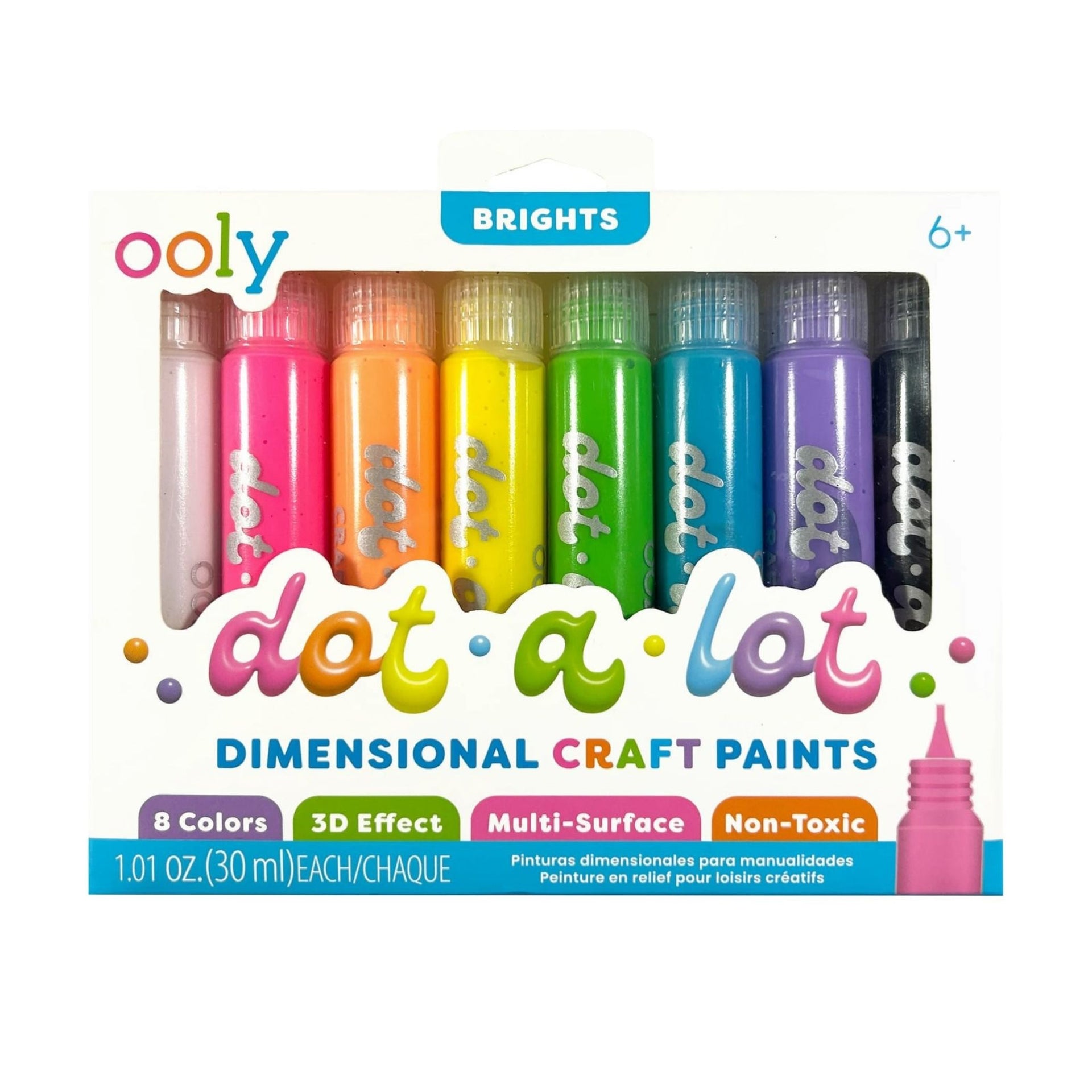 Ooly Dot-A-Lot Dimensional Craft Paint - Bright