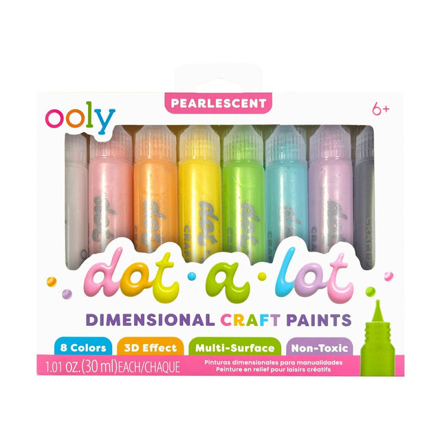 Ooly Dot-A-Lot Dimensional Craft Paint - Pearlescent