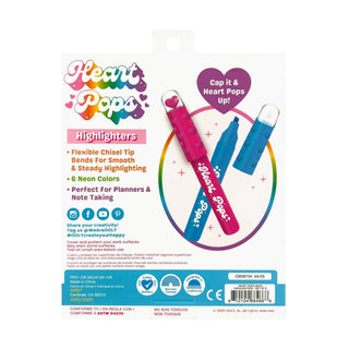 Ooly Heart Pops Neon Highlighters