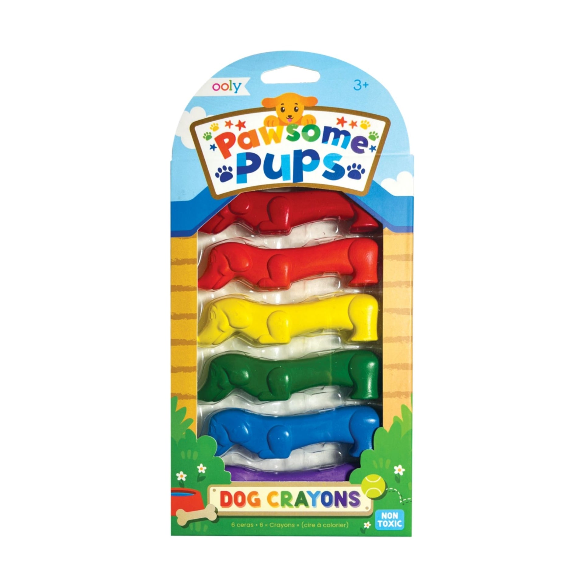 Ooly Pawsome Pups Dog Crayons