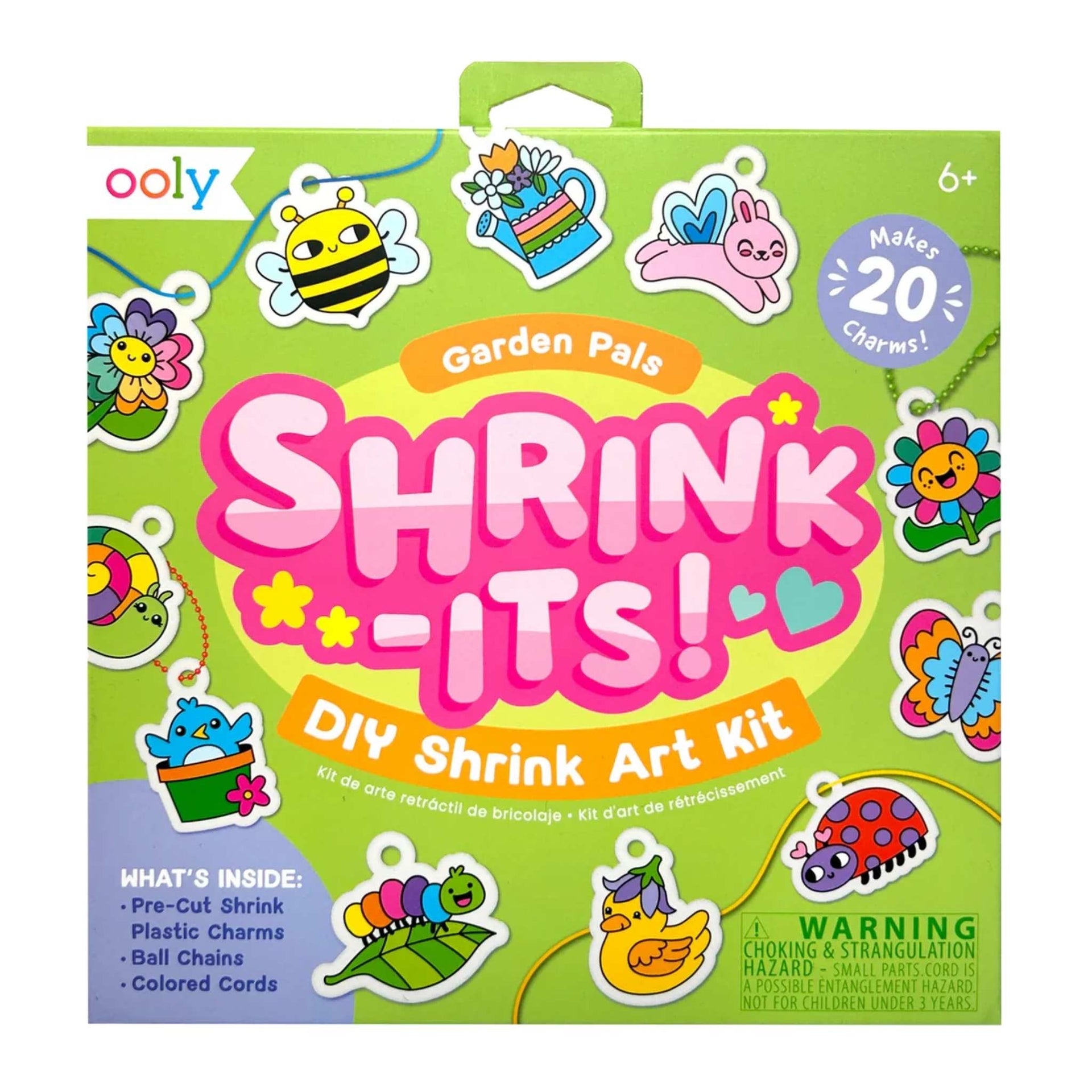 Ooly Shrink-Its! DIY Shrink Art Kit - Garden Pals