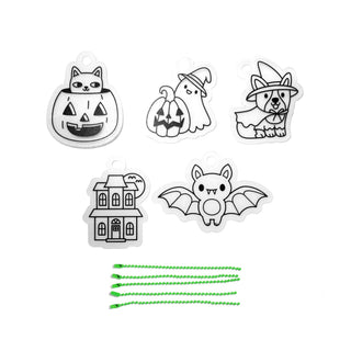 Ooly Mini Shrink-Its! DIY Shrink Art Kit - Boo Crew