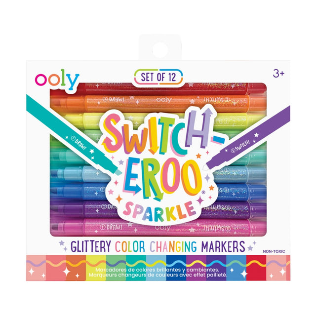 Ooly Switch-Eroo! Sparkle Colour-Changing Markers
