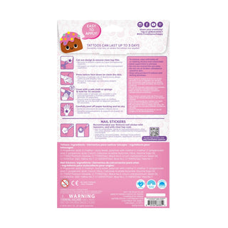 Ooly Tattoo Palooza Nail Stickers & Tattoos - Sweet Shop
