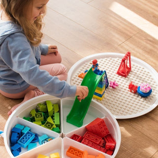 Inspire My Play Building Block Mat - Stone