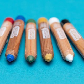 Namaki Face Painting Pencils Set Of 6 - Rainbow