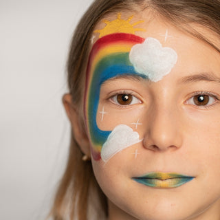 Namaki Face Painting Pencils Set Of 6 - Rainbow