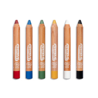 Namaki Face Painting Pencils Set Of 6 - Rainbow