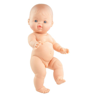 Paola Reina Boy Doll with Sage Green Dungarees - 34cm