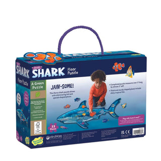 Peaceable Kingdom Shiny Shark Floor Puzzle