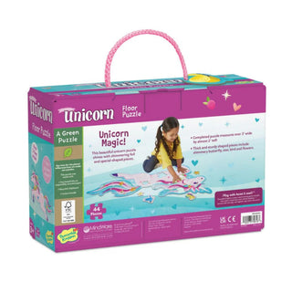 Peaceable Kingdom Shimmery Unicorn Floor Puzzle
