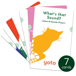 Yoto Phonics Letters And Sounds Phase 1 Card Set