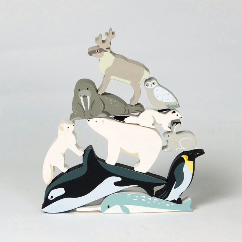 Tender Leaf Polar Animals Shelf