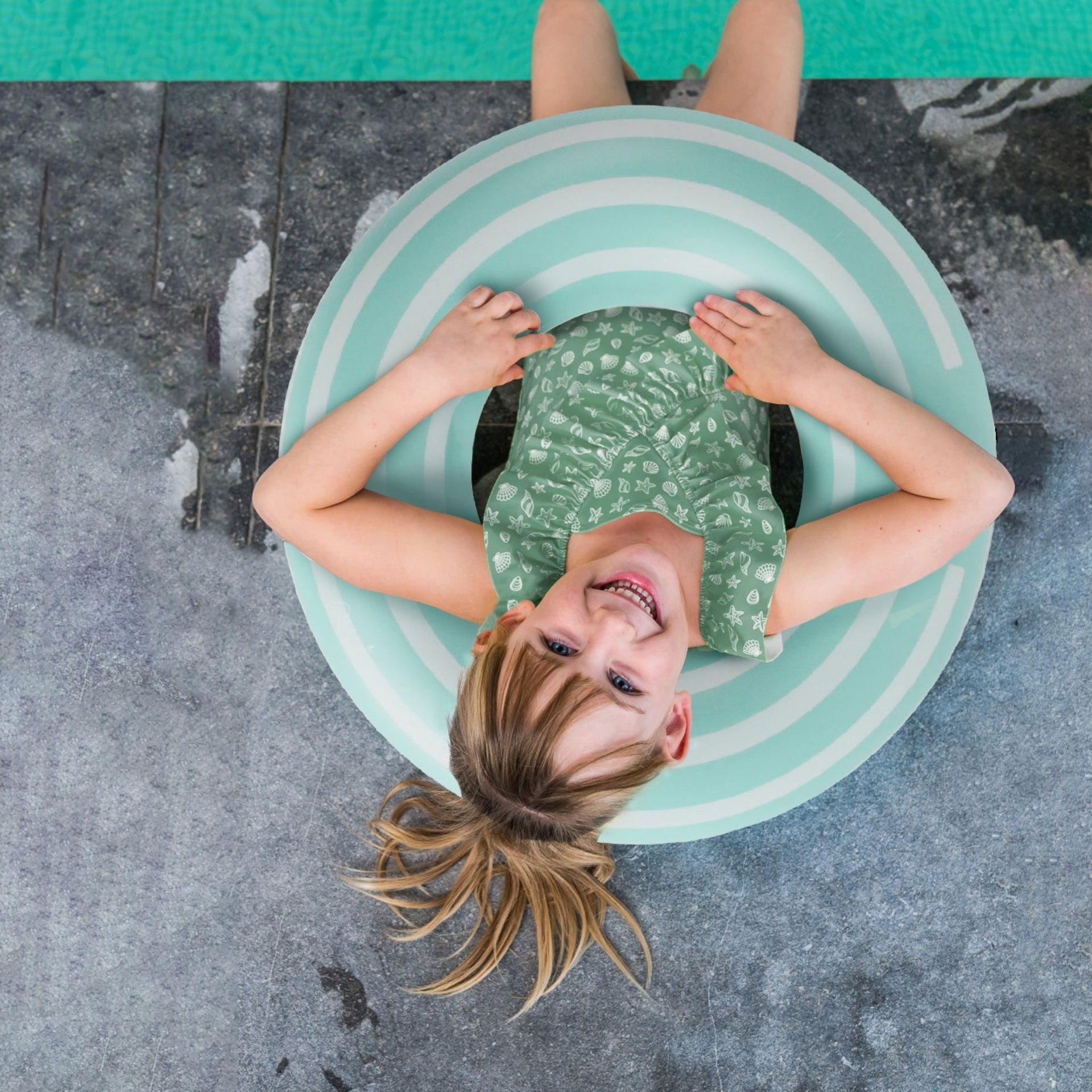 Quut Swim Ring - Garden Green