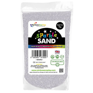 Rainbow Eco Play Sparkle Snow Sand - 1KG