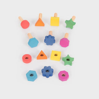 TickiT Rainbow Wooden Nuts & Bolts