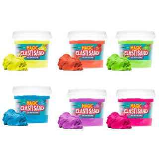Rainbow Eco Play Magic Elasti Sand - 300g Tub