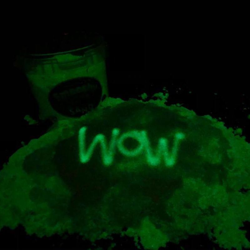 Rainbow Eco Play Smooshy Kinetic Magic Glow Sand - 1KG