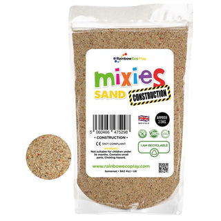 Rainbow Eco Play Mixies Glitter Sand - Construction 2.5KG