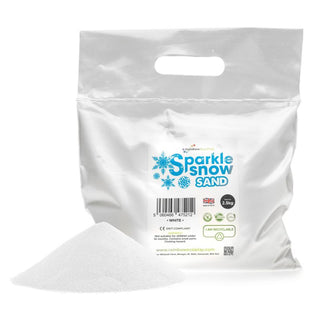 Rainbow Eco Play Sparkle Snow Sand - 2.5KG
