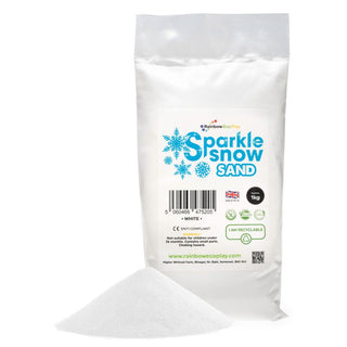 Rainbow Eco Play Sparkle Snow Sand - 1KG